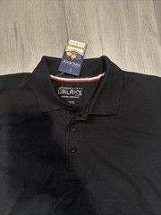 Galaxy Boys School Uniform Polo Shirt Shirt Sleeve Black Size S (6/7) NWT