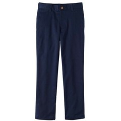 Wonder Nation Pants Boys Size 14 School Uniform Stretch Twill Flat Front –AD3–