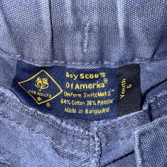 Cub Scouts Switchback 2. Pants Youth 6 Blue BSA Convertible Cargo Boy Scouts