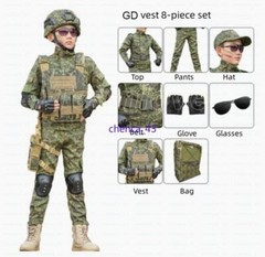 Children’s Spring Autumn Camouflage Suit Special Forces Tactic Training Uniform