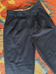 Lee School Boys Navy Blue Uniform Pleated Pants Size 12