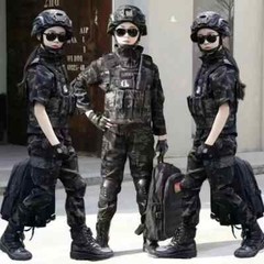 New Children’s Special Forces Combat Uniform New Camouflage Training Suits