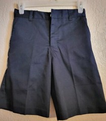 Boy Shorts School Slim Type Size 10 School Uniform Adj. Waist Dark Blue NWT