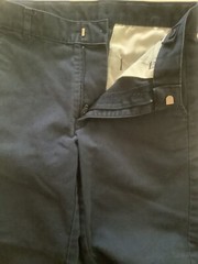 DOCKERS School Uniform Size 10 Boys Adjustable Waist Flat Front Blue Set Of 2