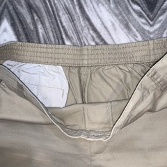 French Toast Boys Khaki Pull On Uniform Shorts Size 20 Husky Elastic Waist