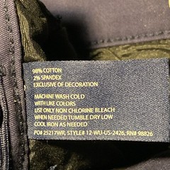 US Polo Assn Boys Uniform Shorts Size 5 Navy Blue