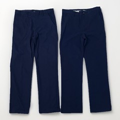 Old Navy Pants Boys 14 Blue School Uniform Straight Built in Flex Lot of 2