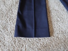 boys girls school uniform pants navy blue with pockets, easy care wrinkle free