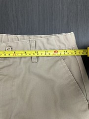 Authentic Galaxy School Uniform Pants Boys’ Beige Flat Front Size 10