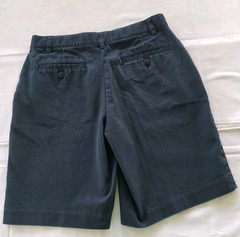 H&M Uniform Wear Boys Uniform Shorts Size 14 Solid Button Closure (260419-10)