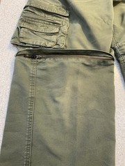 Boys zip off Switchback Cargo pants uniform Canvas Youth 22 Zip Off Scouting
