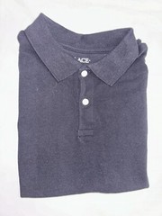 Children’s Place Boys Uniform Pique Polo – Black