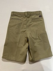 Dickies Boys’ Khaki Shorts Adjustable Waist Size 16
