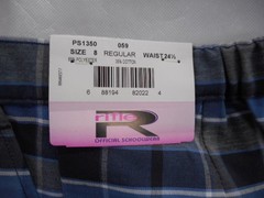 Boys R/K Blue, Black & White Uniform Shorts Reg. & 1/2 Sizes 8 – 18