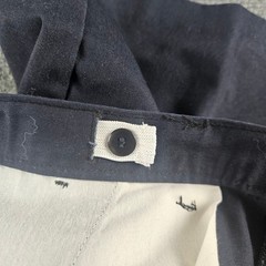 School Apparel Inc Navy Blue Uniform Shorts Boys 31 Husky Adjustable Waist