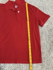 Cat & Jack Boys Polo Shirt Lot Size L (10/12) Red/Light Blue Back to School