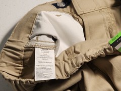 French Toast Youth Boy’s 1-Pack B Adaptive Pull-On Chino Shorts, Khaki, Sz-14