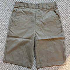 French Toast Khaki Pull-on Twill Uniform Short Boy’s Size 16