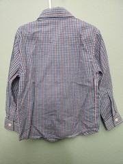 NWOT-Nautica Toddler Boys Plaid Button Down Dress Shirt Long Sleeve Size 3T