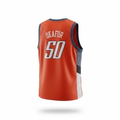 Reebok Emaka Okafor #50 Charlotte Bobcats Youth Basketball Jersey Sz 18-20 XL