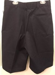 BOYS’ NAVY FLAT FRONT ‘GEORGE’ SHORTS, SCHOOL UNIFORM SIZE 4 W/ADJ WAIST NWT!