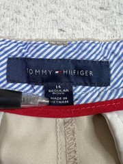 Tommy Hilfiger Shorts Boys 14 Regular Khaki Beige School Uniform Chino Stretch
