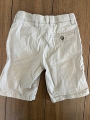 Old Navy French Toast Boys Uniform Bermuda Shorts Size 7 Beige 2 Piece Set