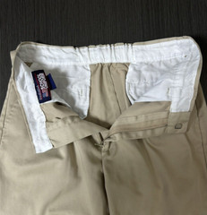 Preferred School Uniform Boys Pants Beige Pleated Front Size 14 Husky