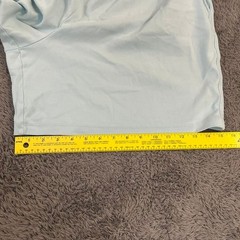 Lands’ End Shorts Womens 1X 16W-18W Light Blue 100% Cotton Pull On Elastic Waist