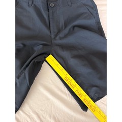 Nautica School Uniform Boy Navy Blue Flat Front Shorts Size 14 Regular Polyester