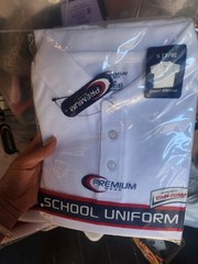 Lot Of Three Premium Wear School Uniform Polo T Shirts White Size 7/8