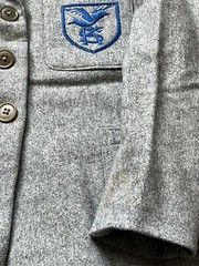VTG School Blazer Uniform Daniel Neal Grammar Gray WOOL Hogwarts Style