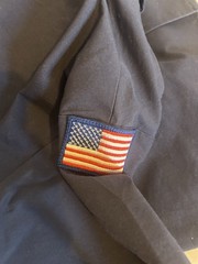Boy Scouts of America Cub Scouts Shirt Youth Large Navy Uniform Patches