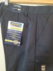 Universal School Uniform Boy’s Navy Blue Flat Front Pants Size 18