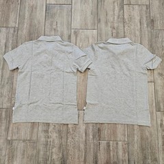 Gap Kids Polo Shirt Lot of 2 Boys M Gray Uniform Short Sleeve School Basics