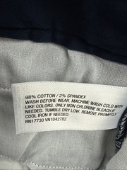 Cat & Jack Boys Youth 4 Blue Flat Front School Uniform Chino Shorts
