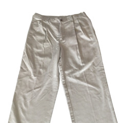 Izod Husky Khaki Boys Youth Pleated Pants Adjustable Waist Size 20 Reg Uniform