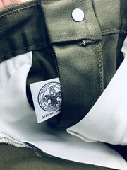 NWT BSA Boy Scouts Youth 8 Slim/21.5W Uniform Pants Olive Green Unhemmed Leg