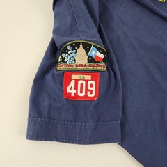 Boy Scouts Of America Shirt Boys Large Blue Cub Scout Short Sleeve Uniform