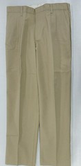 Boys A+ Khaki Pleated Front Uniform Pants Husky Sizes 27in. – 36in.