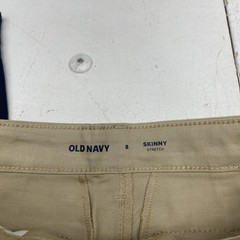 Old Navy Pants Boys 8 Khaki Navy Skinny Stretch 2 Pack School Uniform Chino
