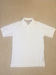 👕 Boys French Toast Short Sleeve White Cotton Color Dress Shirt L(10/12) 👕