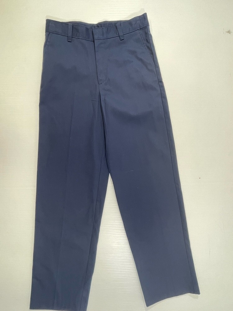 George Boys 60% Cotton Blend Dark Navy Wear To School Uniform Pants 12