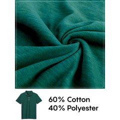 5-Pack Hunter Green Boy’s School Polo Shirts~60% Cotton/40 Poly~Tagless~sz M 8Y