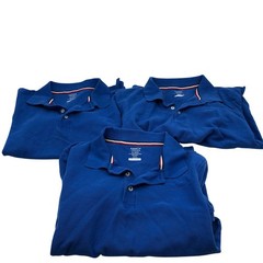 French Toast Boys XL (14/16) Blue Polo Shirt BUNDLE 3 Pc School Uniform