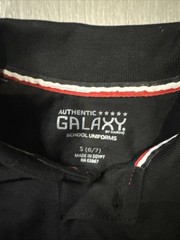 Galaxy Boys School Uniform Polo Shirt Shirt Sleeve Black Size S (6/7) NWT