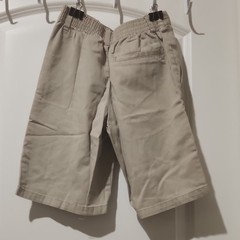French Toast Boys Khaki Uniform Shorts Size 8 Adjustable Waist RN13706