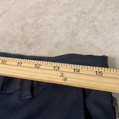 Lands End Pants Boys 16 Husky Navy Chino Uniform Flat Front School Dress