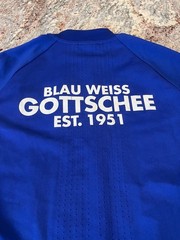 Adidas Climacool Tracksuit Jacket Royal Blue Blau Weiss Gottschee Soccer Youth S