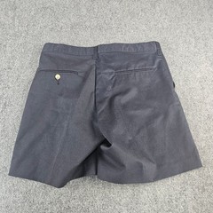 School Apparel Inc Navy Blue Uniform Shorts Boys 31 Husky Adjustable Waist